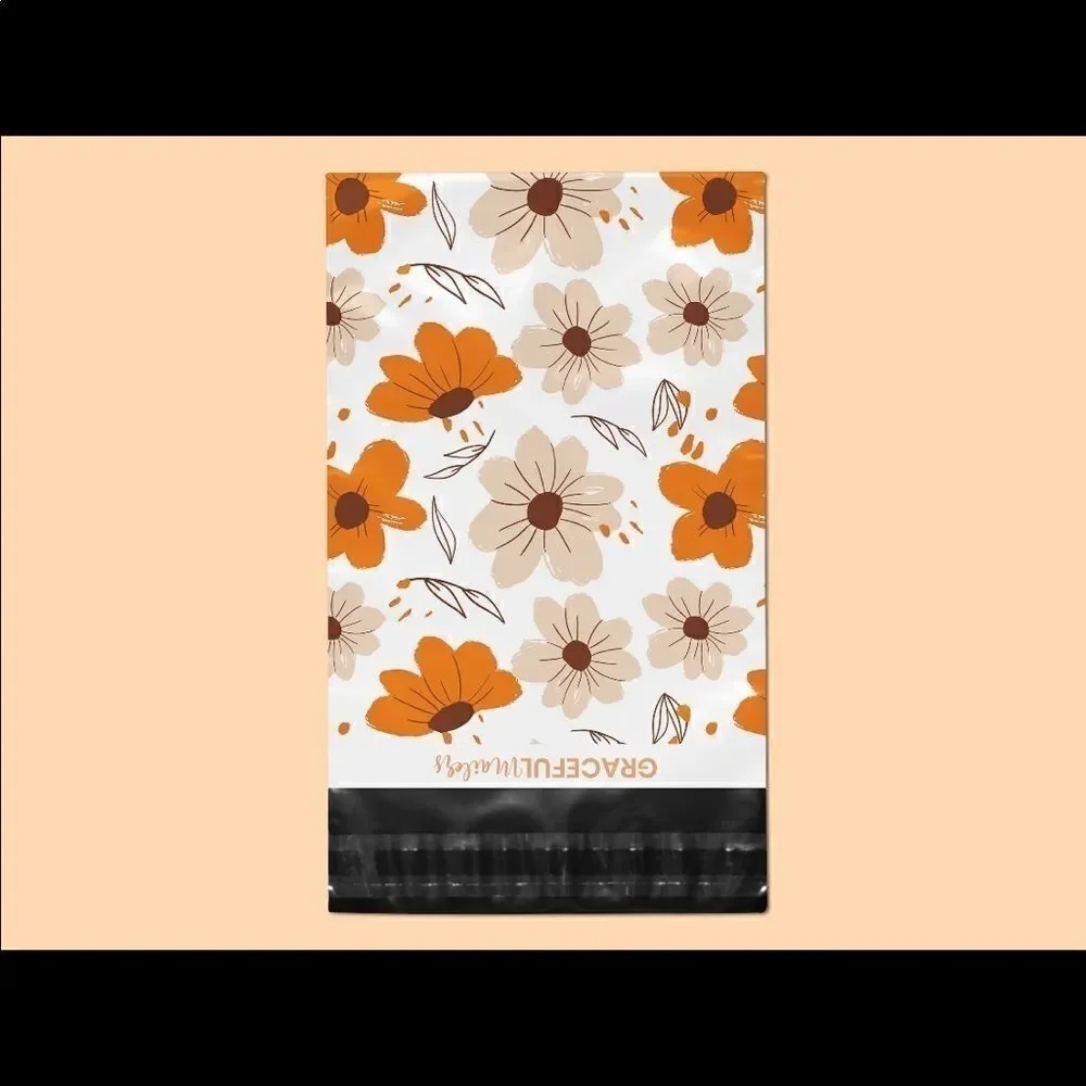 Poly Mailers MIX 6x9 10x13 12.5x14 14.5x19  25 pieces 1 washi tape 25 stickers